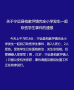 湖南宁远发生持刀砍杀学生事件致2死2伤 嫌犯被